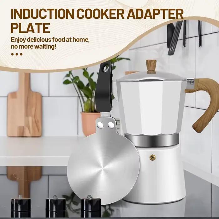 Plaque de Conduction Thermique Universelle en Acier Inoxydable pour Casseroles Laitières et Plaques de Cuisson à Induction Occasions Spéciales Cuisson Facile et Protection Des Ustensiles