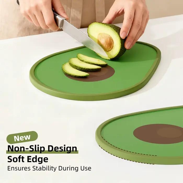 Planche à découper en forme de pastèque et d'avocat antibactérienne double face pour préparer des fruits et légumes de manière hygiénique et esthétique occasions spéciales