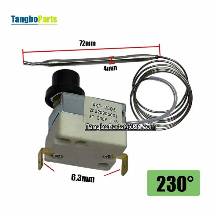 Friteuse électrique avec contrôle de la température, four à crêpes, protecteur de limite de température, thermostat, 110 °, 130 °, 230 °, 240 °, 250 °, 280 °