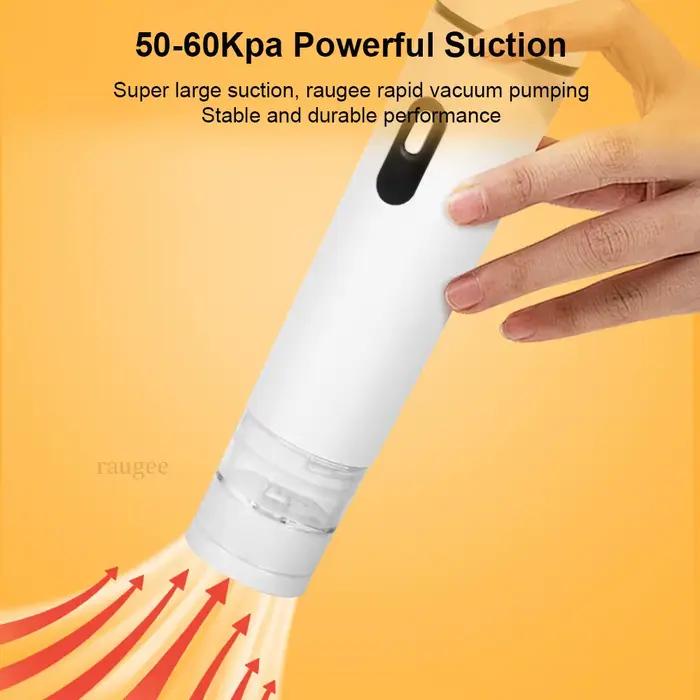 Mini Machine à Sceller Sous Vide Portative Type Main Compacte Élégante Idéale Pour Cuisine Garder Fraîcheur Aliments Occasions Spéciales