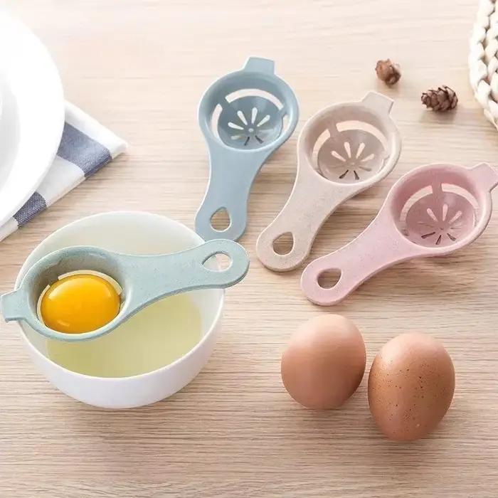 4 Séparateurs de blanc d'œuf multifonctionnels, filtres à liquide d'œuf simples et pratiques, accessoires de pâtisserie