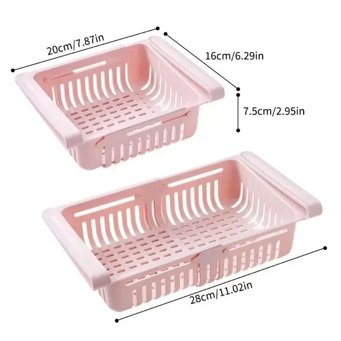 Boîte de Rangement Alimentaire en Plastique pour Réfrigérateur