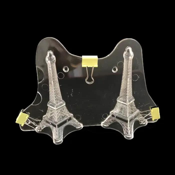 Moule à chocolat en plastique en forme de tour Eiffel 3D