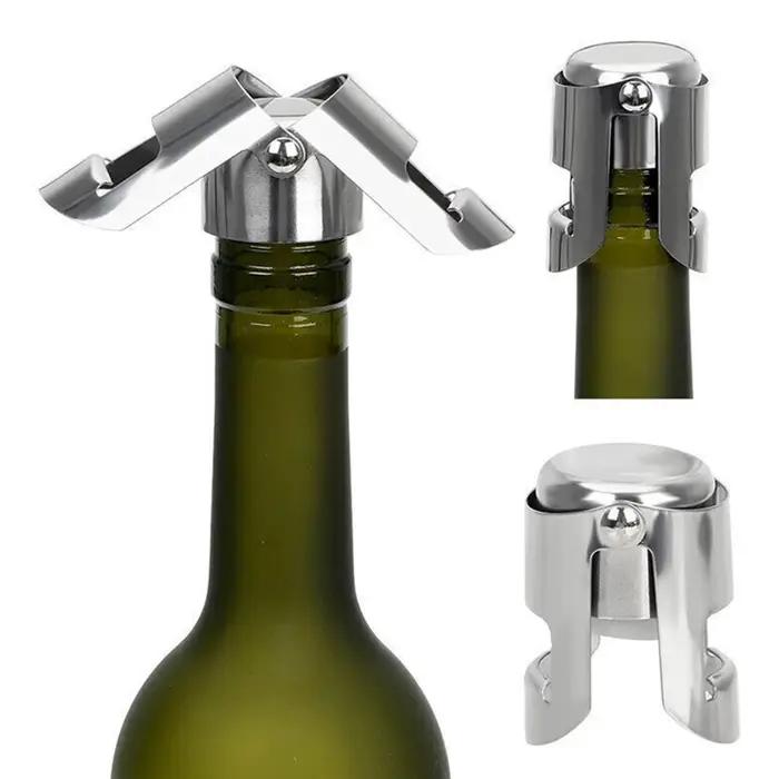 Bouchon de bouteille de champagne en acier inoxydable