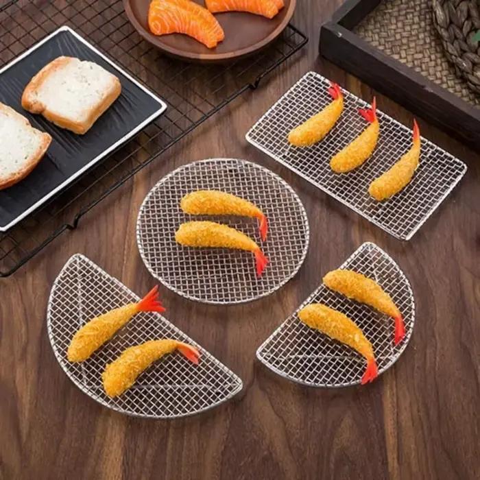 Nouveau filet à frire Tempura semi-circulaire/rond