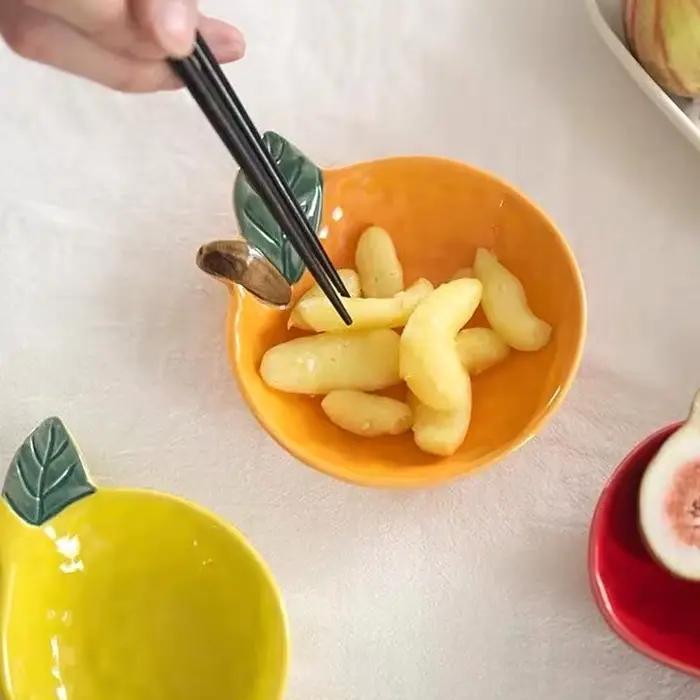 Pio d'assaisonnement en céramique en forme de fruit