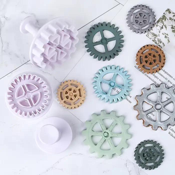 Moules à fondant Steampunk en plastique de qualité alimentaire pour gâteaux et cupcakes occasions spéciales
