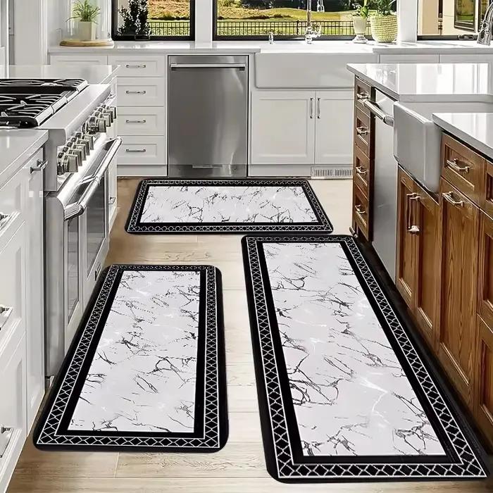 Tapis de sol en marbre pour cuisine