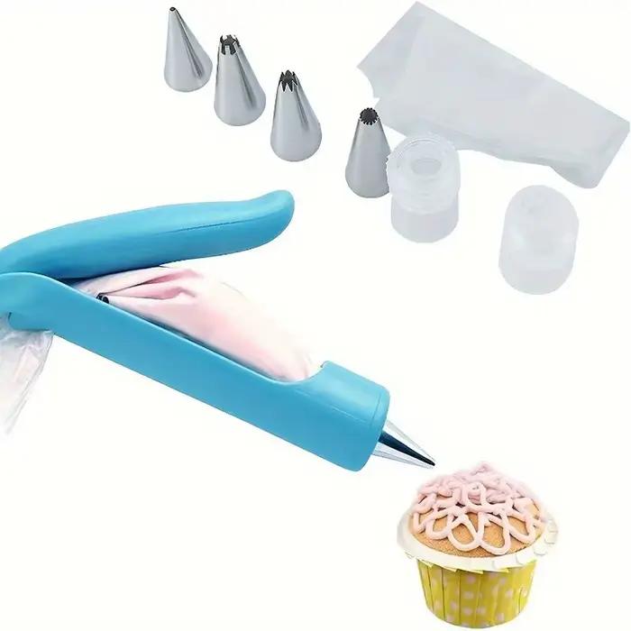 Ensemble d'outils de décoration de gâteaux, stylo de décoration de gâteaux, kit d'outils de cuisson, sac de glaçage de pâtisserie, pistolet à presser pour crème à biscuits, fournitures de cuisson vert