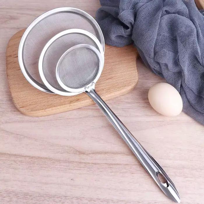 Cuillère passoire en acier inoxydable