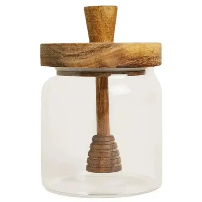 Pot à miel hermétique facile à nettoyer avec couvercle
