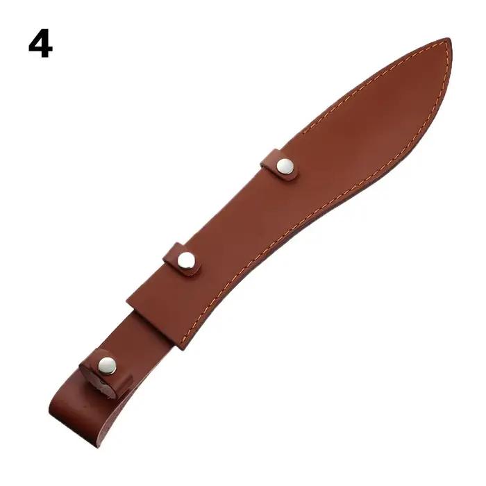 Étui de gaine de couteau en cuir de haute qualité, support de gaine pour camping en plein air, étui de lampe de poche, couteau pliable, étui à boucle de ceinture pour outils