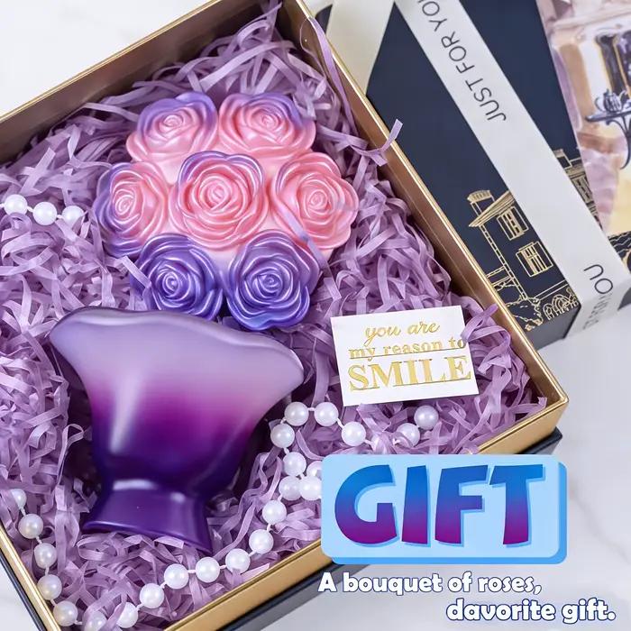 1 jeu de moules pour pots de roses à main avec LIDS, adaptés aux conteneurs de stockage de bijoux à bricoler soi-même, pots de bougies, cadeaux et décoration de la maison