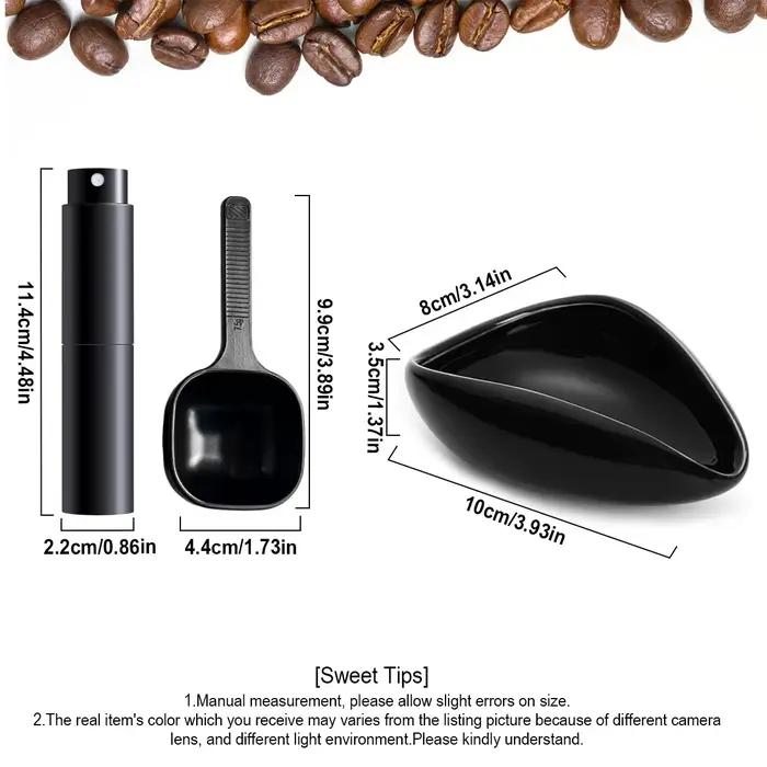 Kit tasse doseuse de grains de café et flacon pulvérisateur – Plateau en céramique