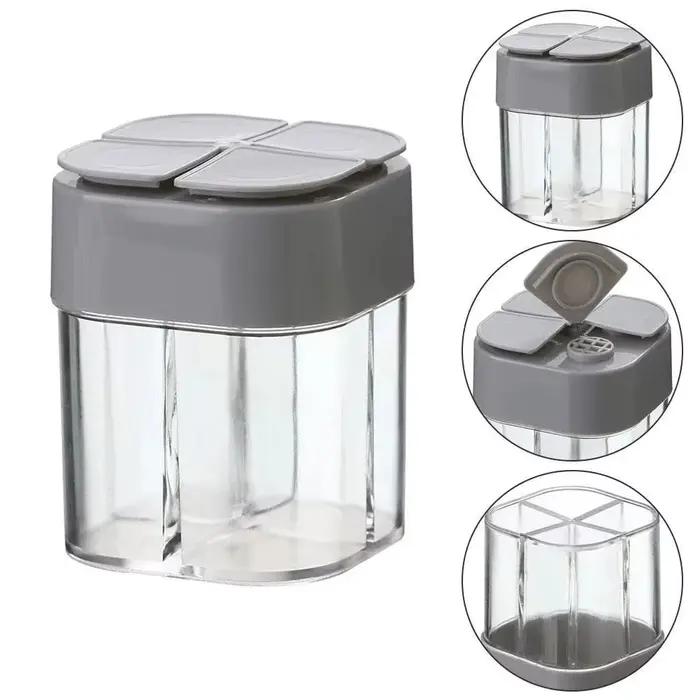 Pot d'assaisonnement 4 en 1 pour Camping et randonnée, gril de cuisine en plein air, distributeur d'épices pour barbecue, fournitures de Camping, ustensiles de cuisine, accessoires d'équipement