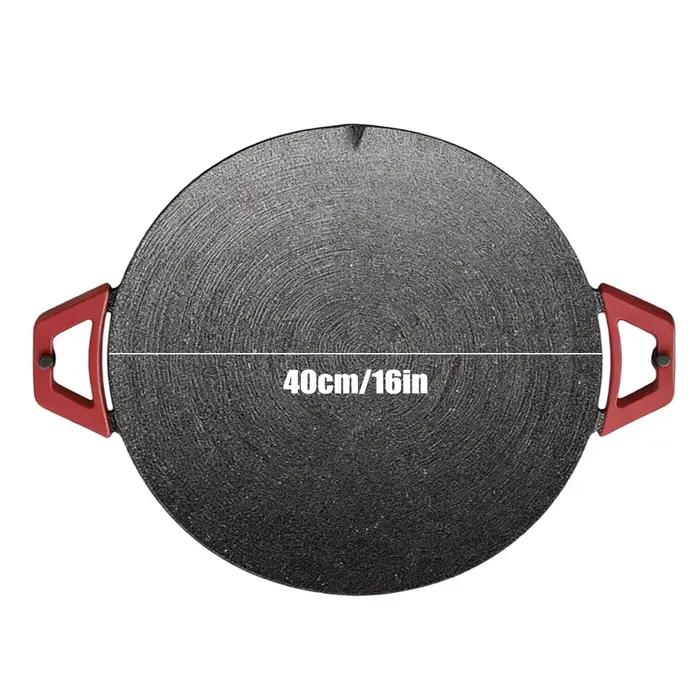 Grill électrique d'intérieur sans fumée et plaque de cuisson antiadhésive avec poignées, grill de table à chauffage rapide de 11,8 pouces pour steaks, hamburgers, crêpes