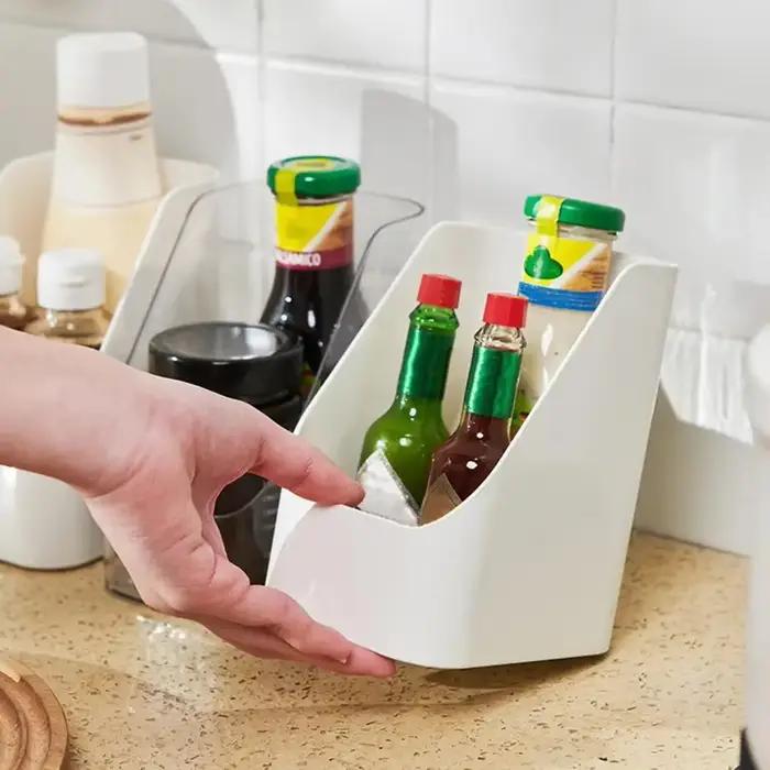 Boîtes de rangement pour réfrigérateur, boîtes de tri de nourriture pour réfrigérateur, boîte de rangement transparente pour épices, organisateur de rangement pour réfrigérateur de cuisine