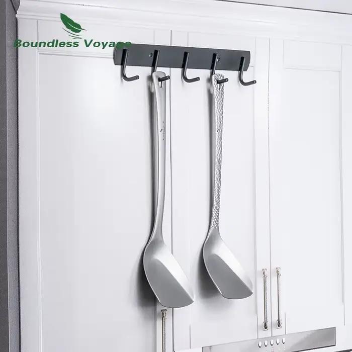 Spatule en titane Voyage sans limites, tourneur alimentaire ultraléger, ustensiles de cuisine légers pour pique-nique à domicile, utilisation en cuisine extérieure