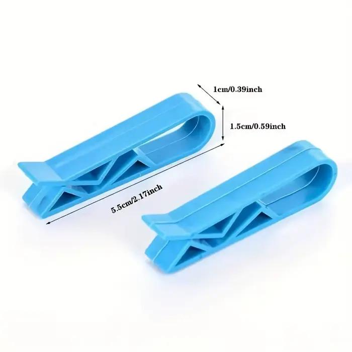 10 clips innovants pour poubelles – support de sac poubelle sûr et antidérapant, clips latéraux séparateurs élégants, pratique pour un usage domestique