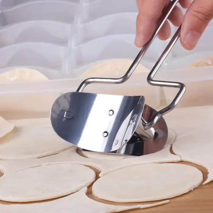 Ensemble d'outils de pâtisserie en acier inoxydable pour la préparation de pâtes, gaufres et boulettes pour la cuisine et la pâtisserie