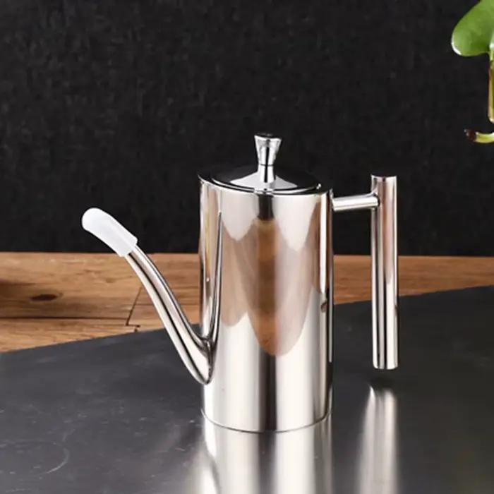 Bouteille d'huile d'olive en acier inoxydable