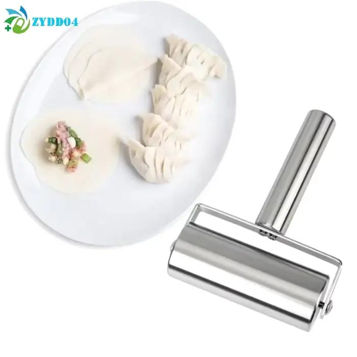 ● Rouleau à pâtisserie double tête en acier inoxydable antiadhésif