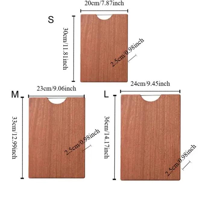 Planche à découper rectangulaire en ébène