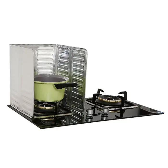 Plaque de protection anti-éclaboussures en aluminium pour cuisinière à gaz, légère, isolante thermiquement, facile à utiliser pour les gadgets de cuisine