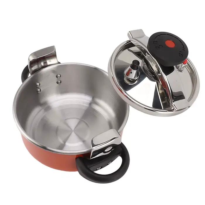 Mini Autocuiseur Astronomique en Acier Inoxydable pour Cuisinière à Gaz, Accessoire de Cuisine à Induction, 2 l