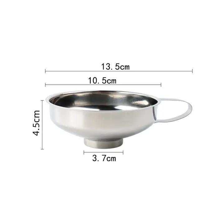 Entonnoir à large bouche en acier inoxydable