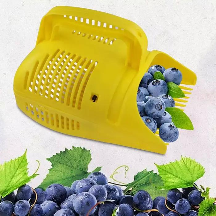 Peigne en plastique portable PUNICE-Râteau, Ramassage de fruits, Cuillère pour ferme, Verger, Moissonneuse