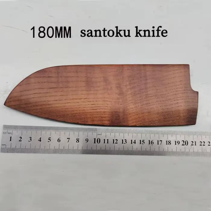 Gaine en bois Saya pour couteaux Gyuto Santoku Deba Nakiri bloc de hachage couteaux de cuisine japonais occasions spéciales cadeau qualité robuste