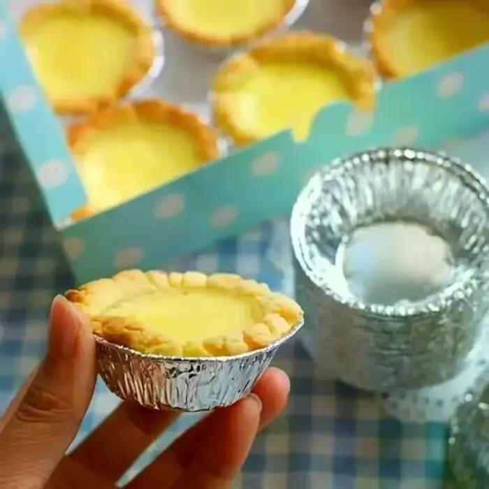 50/100 pièces Mini Pot tarte plaque de cuisson jetable cuisson tarte moules Cupcake Pan Pudding moule rond tasse de cuisson