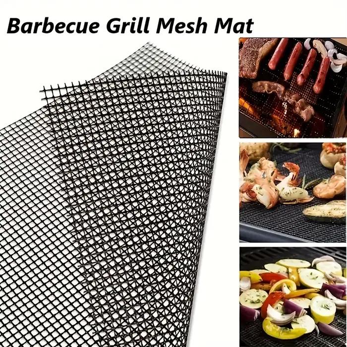 2 tapis de grillades en téflon antiadhésifs