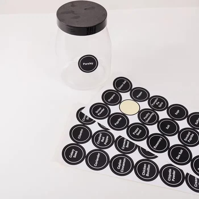 108 autocollants pour épices