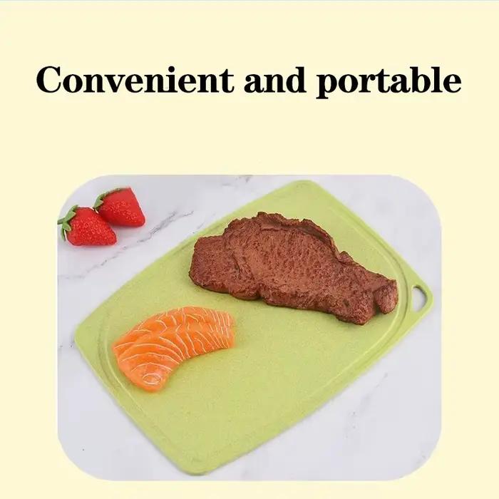 Planche à découper pratique pour enfants et adultes blocs de hachage rectangle plastique respectueux de l'environnement occasions spéciales et quotidiennes