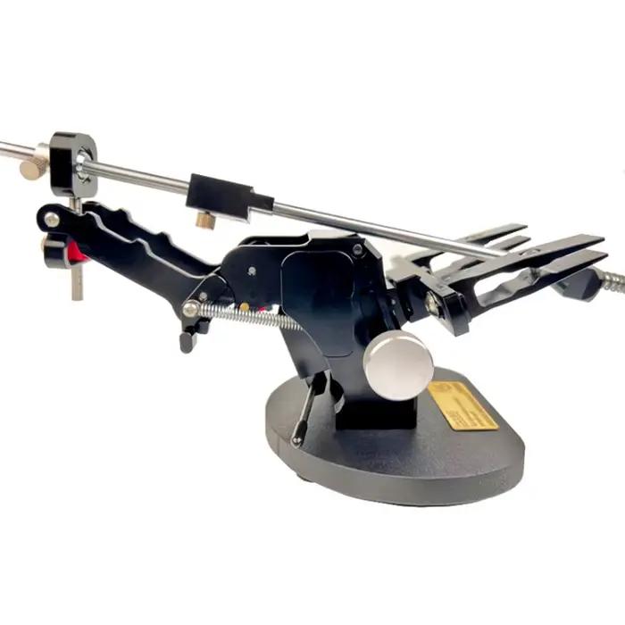 Aiguisoir de couteaux professionnel FNICEL, aiguiseur de couteaux de cuisine, de pliage, de chasse et multifonctionnels, outil de travail du bois et de métal, angle fixe de 360°, clip à bascule de précision