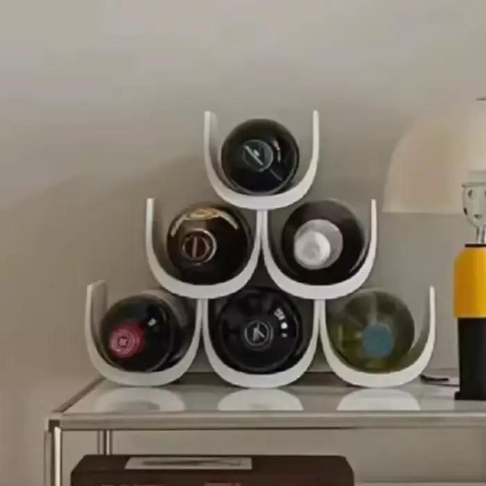 Casier à vin créatif light luxury rangement intérieur bureau ornement table support bouteille vin accessoire bar occasions spéciales cadeau