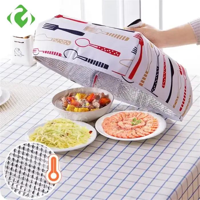 Couverture alimentaire pliable en papier d'aluminium