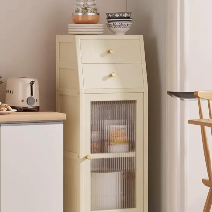 Armoire latérale de cuisine murale compacte, support de rangement pour Machine à café, petit placard pour l'organisation peu encombrante