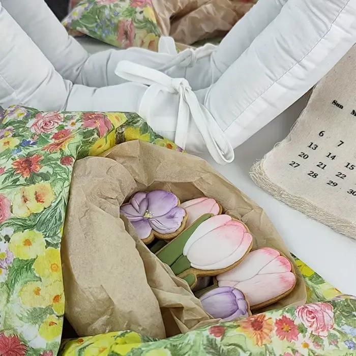 Moule à biscuits 3D en forme de tulipe