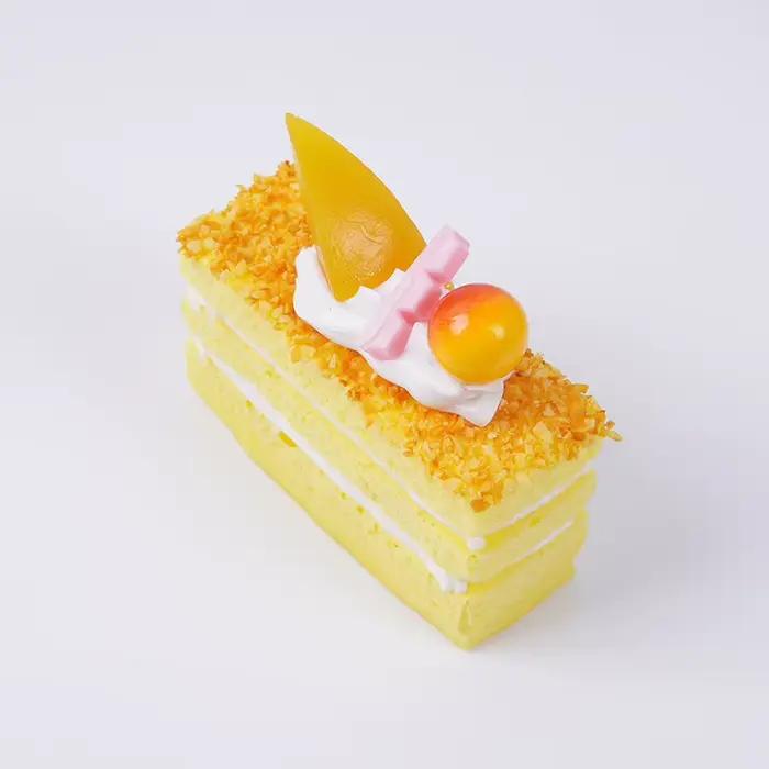 Mousse artificielle gâteau faux modèle Dessert décoration photographie accessoire Dessert boutique fenêtre affichage ornement Table à thé décor