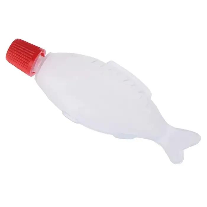 Bouteille de Sauce soja en forme de poisson, boule de riz jetable, vinaigre de Sushi Sashimi, 4ml / 8.5ml, 10 pièces