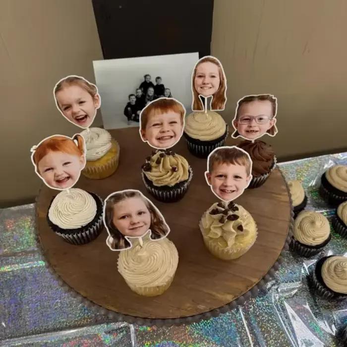 Décorations de gâteaux personnalisées avec photos, matériau imperméable, impression de haute qualité pour les baby showers, les remises de diplômes, les fêtes