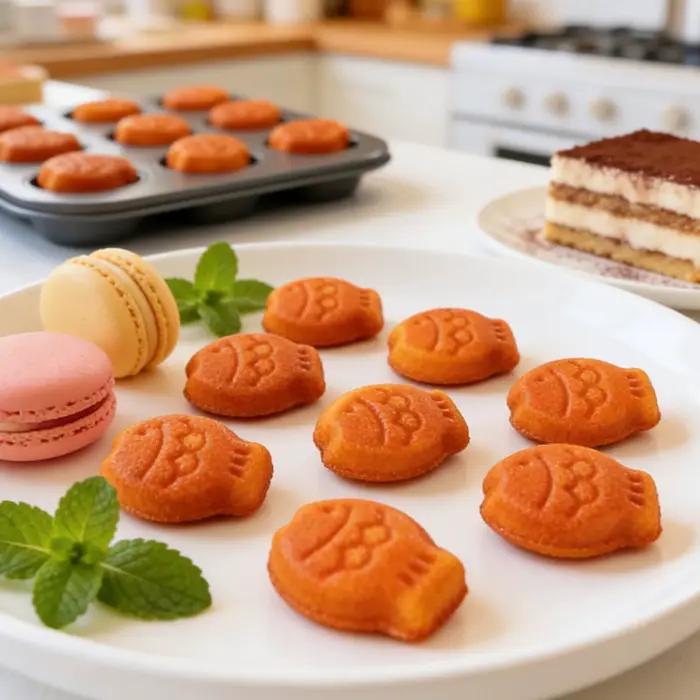 Moule à pâtisserie en forme de poisson à 9 cavités pour madeleines