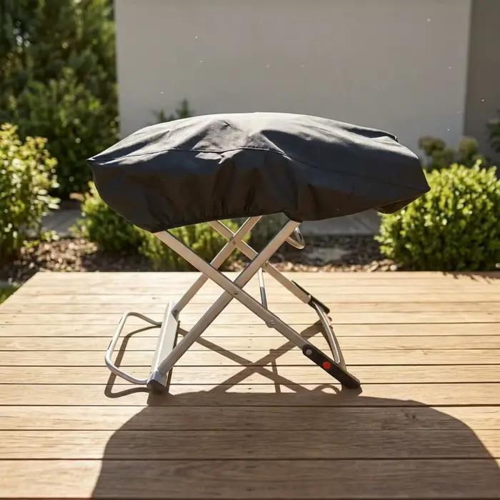 Housse de barbecue à couverture intégrale tissu oxford pour grills au charbon de bois protection intempéries occasions spéciales pique-nique soirée barbecue