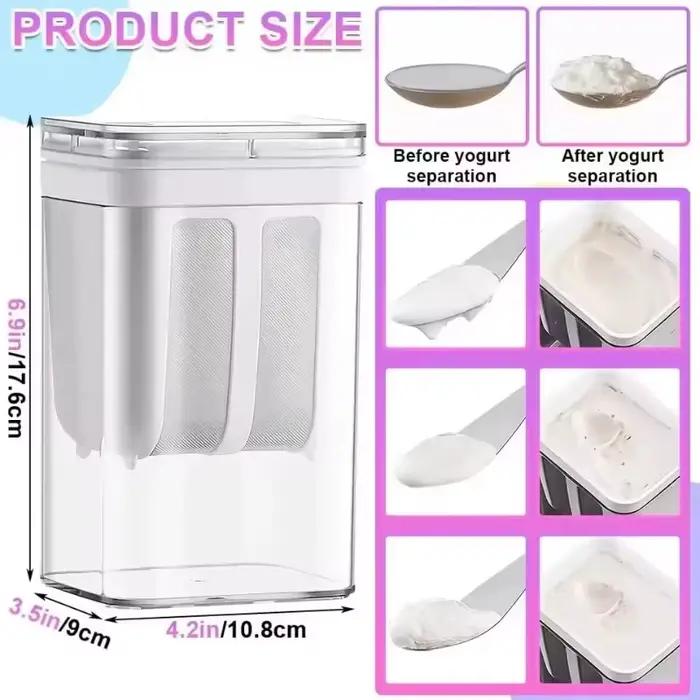 Conteneur de filtre à yaourt