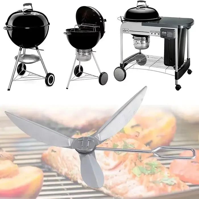 Kit de système de nettoyage One-Touch de 18-1/2 pouces pour pièces de barbecue Weber