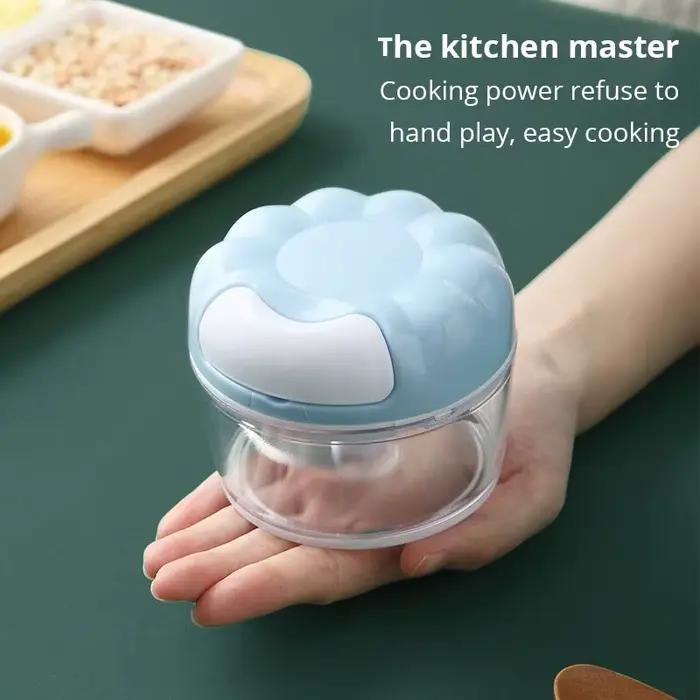 1pc bleu/rose manuel ail masher main tirer cuisine ménage Type ail mélangeur braisé ail haché gadgets