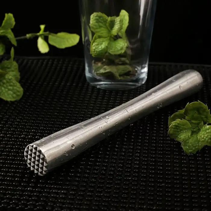Cocktail Shaker Acier Vin Mélange Bâton Muddler